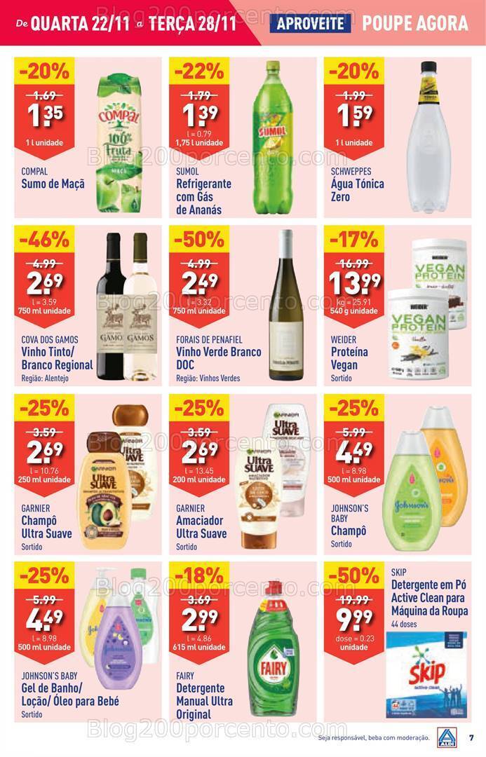 Antevisão Folheto ALDI Promoções de 22 a 28 novembro