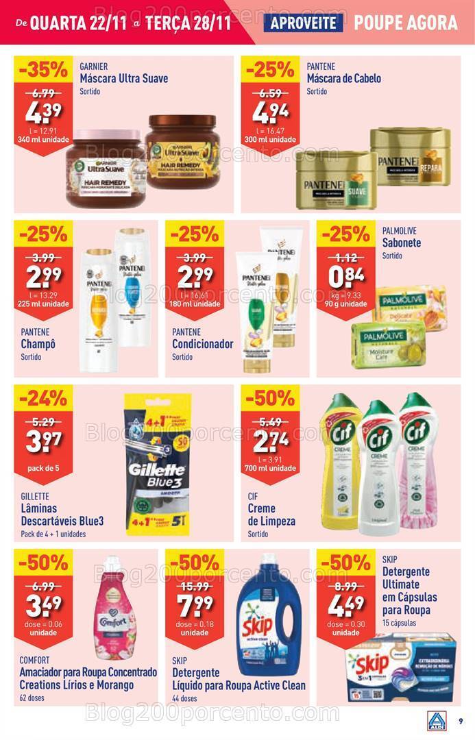 Antevisão Folheto ALDI Promoções de 22 a 28 novembro