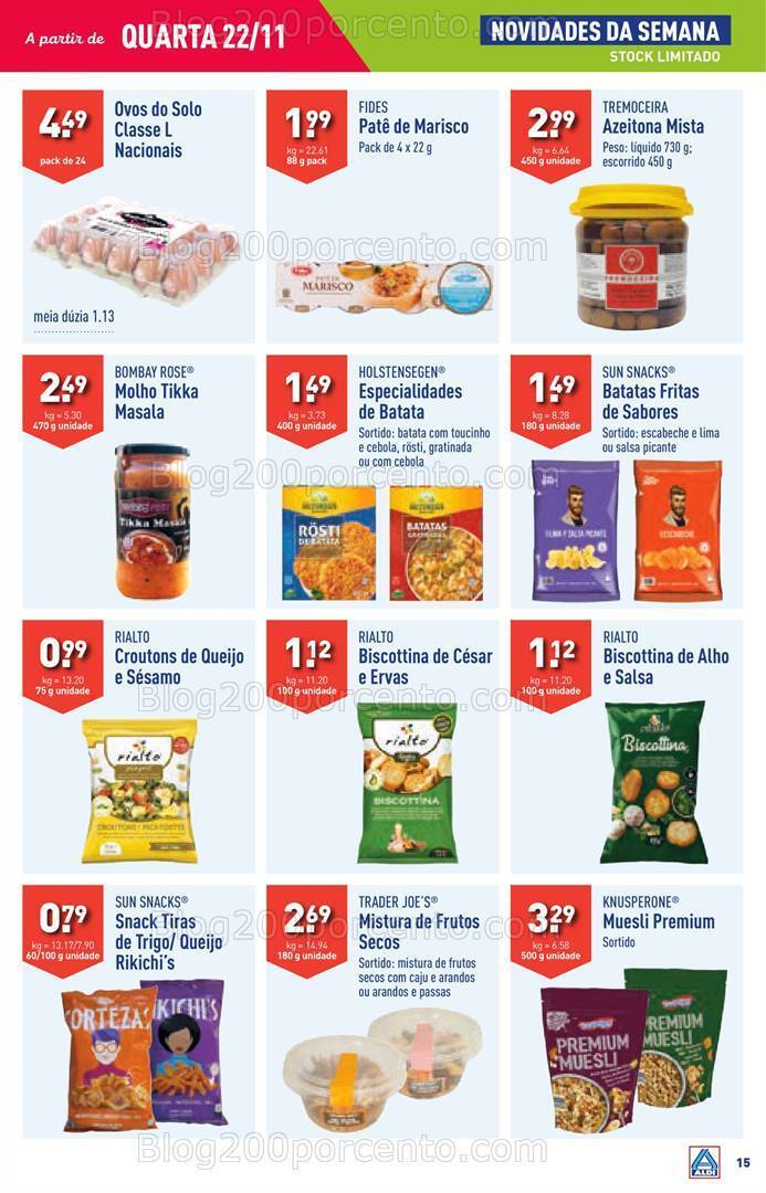 Antevisão Folheto ALDI Promoções de 22 a 28 novembro