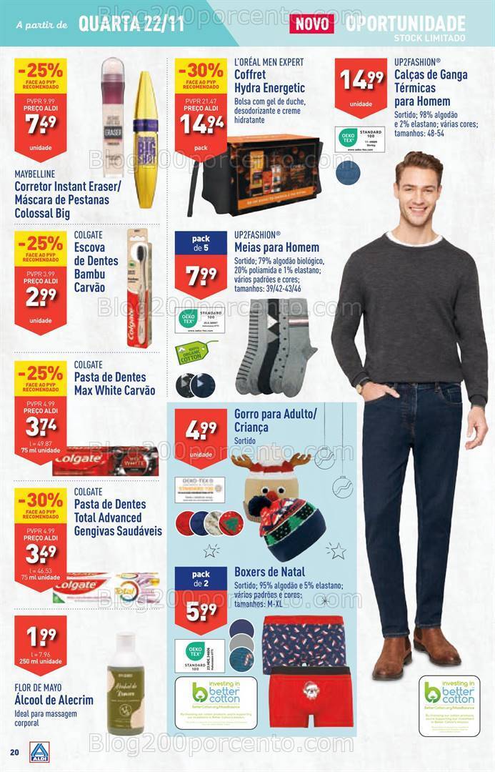 Antevisão Folheto ALDI Promoções de 22 a 28 novembro
