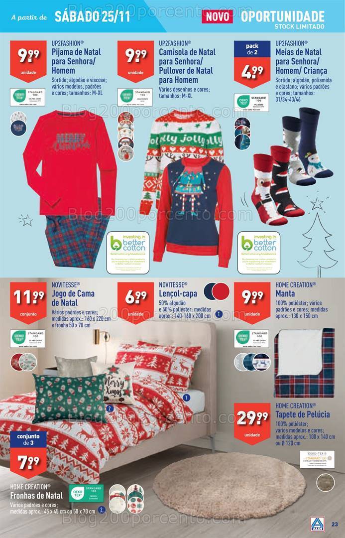 Antevisão Folheto ALDI Bazar Promoções a partir de 25 novembro