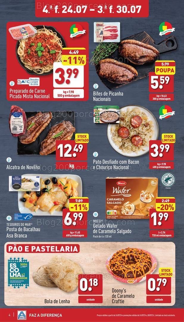 Antevisão Folheto ALDI Promoções de 24 a 30 julho