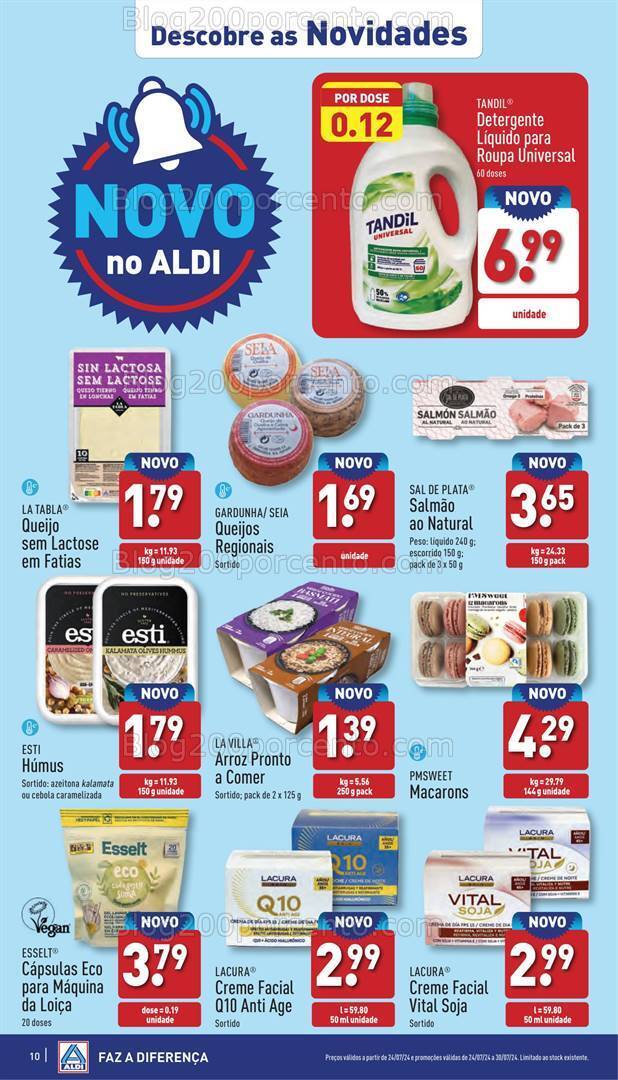Antevisão Folheto ALDI Promoções de 24 a 30 julho