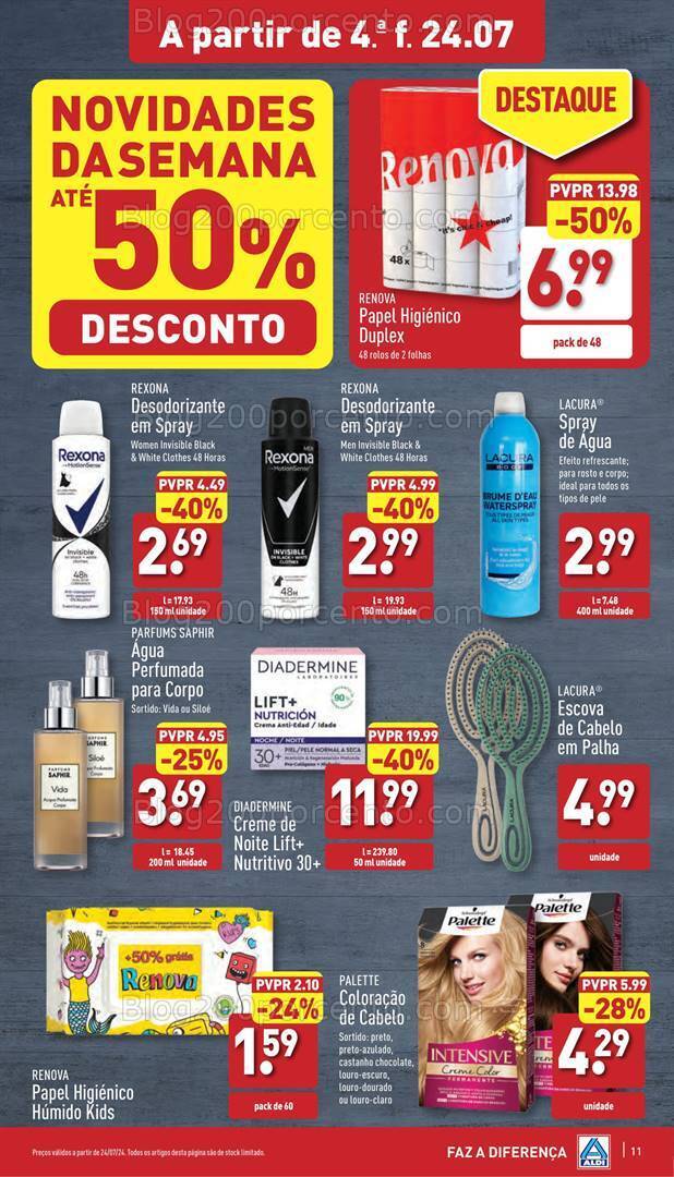 Antevisão Folheto ALDI Promoções de 24 a 30 julho
