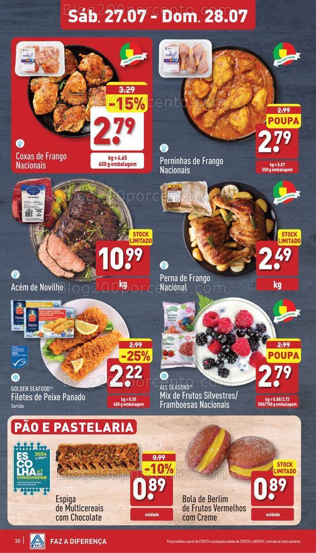Antevisão Folheto ALDI Promoções Fim de Semana - 27 e 28 julho