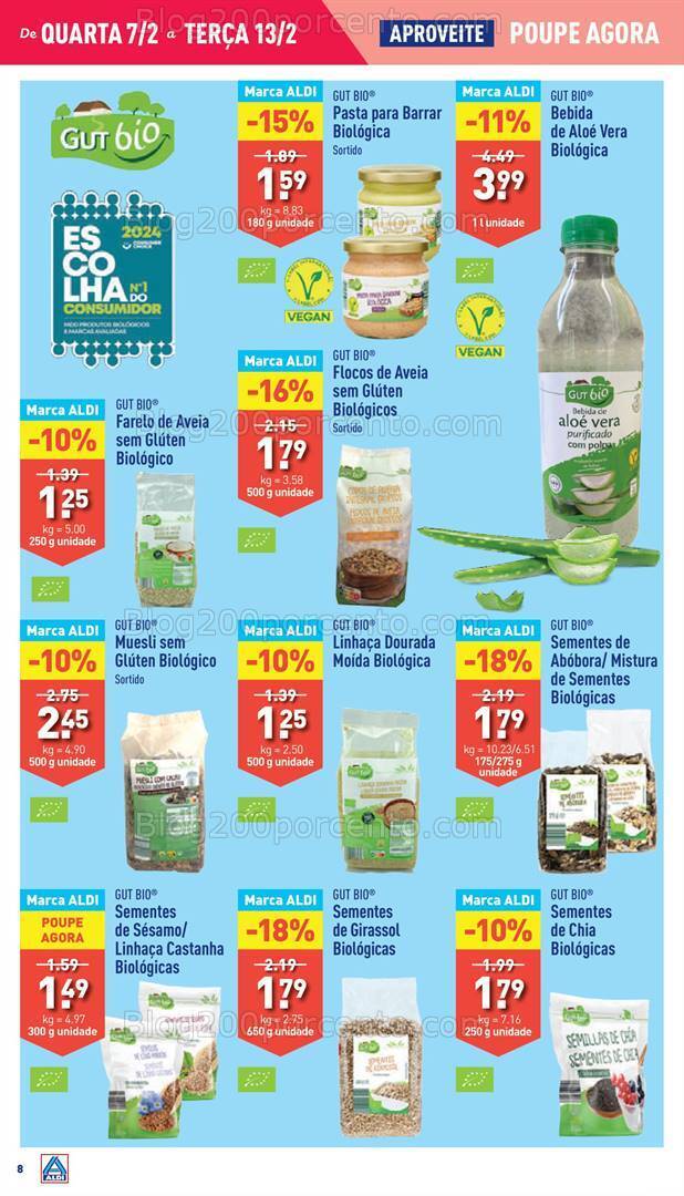 Antevisão Folheto ALDI Promoções de 7 a 13 fevereiro