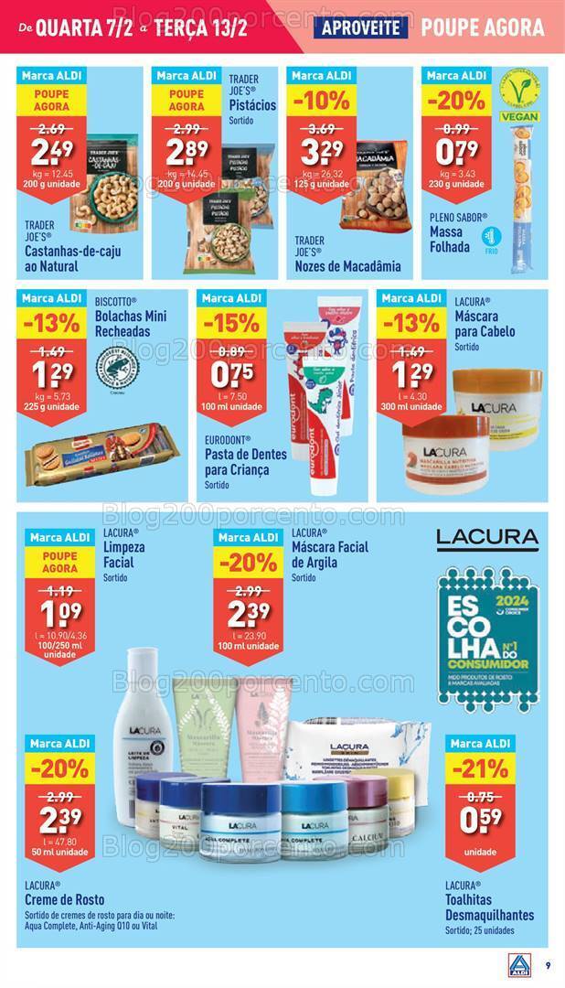 Antevisão Folheto ALDI Promoções de 7 a 13 fevereiro