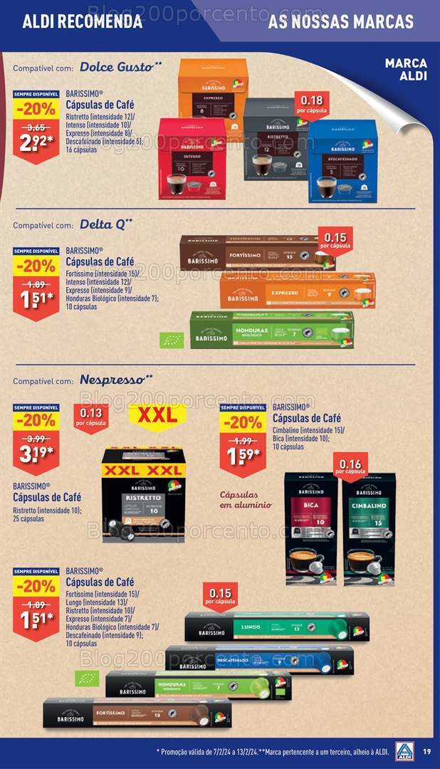 Antevisão Folheto ALDI Promoções de 7 a 13 fevereiro