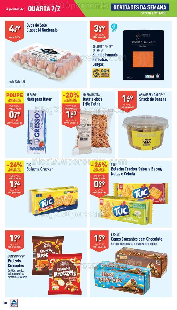 Antevisão Folheto ALDI Promoções de 7 a 13 fevereiro