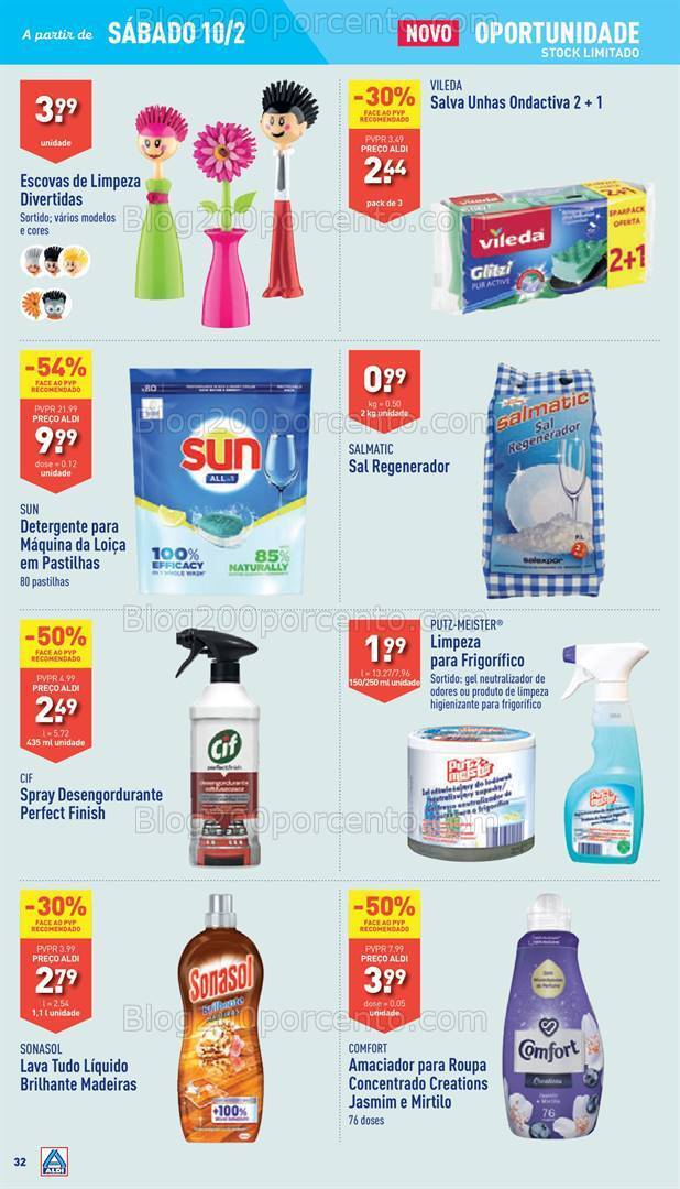 Antevisão Folheto ALDI Promoções de 7 a 13 fevereiro