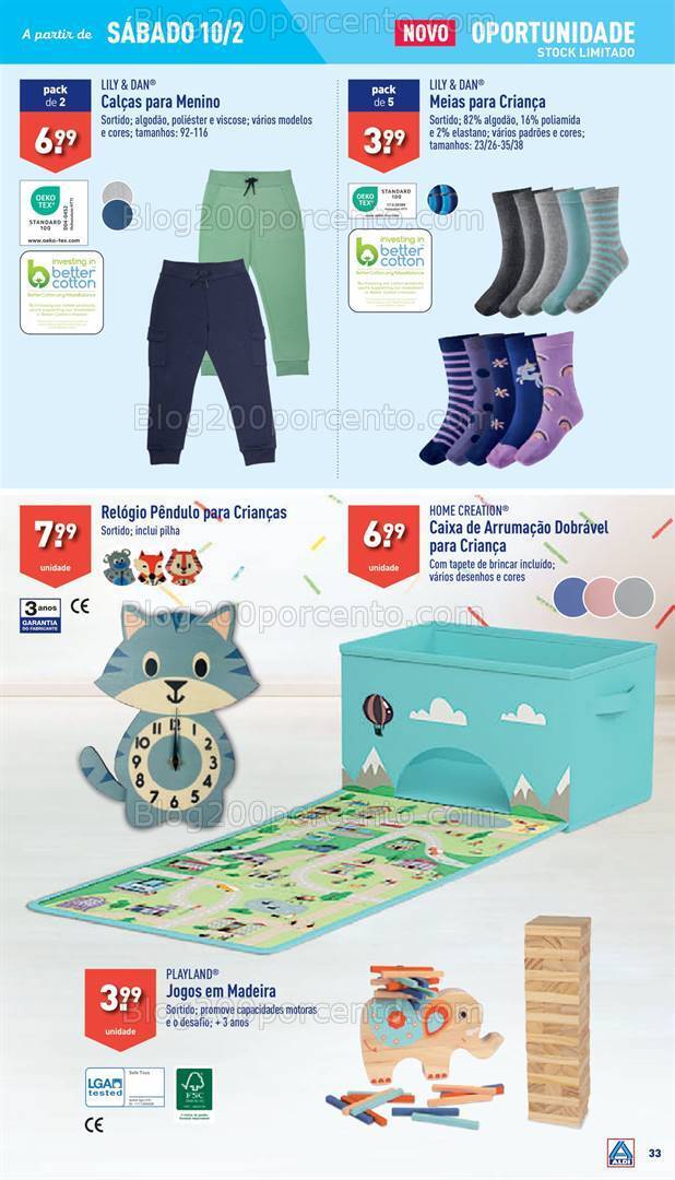 Antevisão Folheto ALDI Promoções de 7 a 13 fevereiro