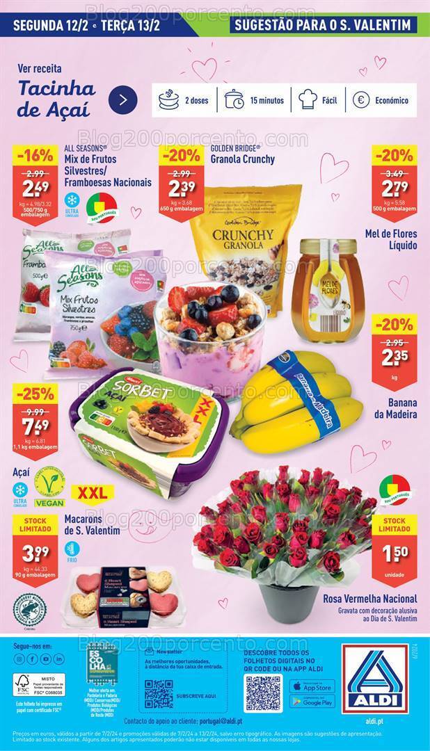 Antevisão Folheto ALDI Promoções de 7 a 13 fevereiro