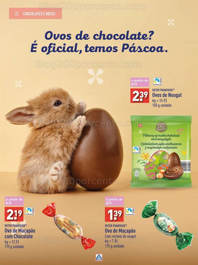 Antevisão Folheto ALDI Especial Páscoa 2024