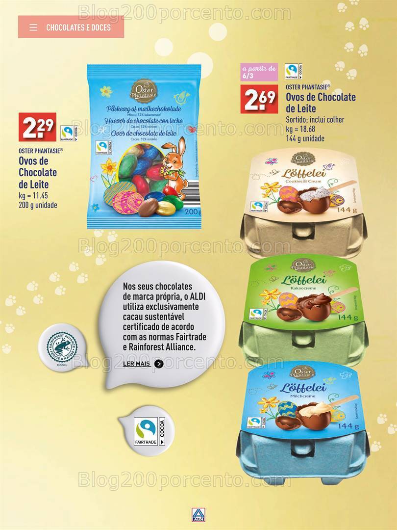 Antevisão Folheto ALDI Especial Páscoa 2024