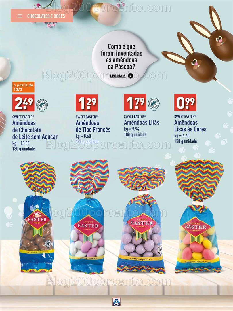 Antevisão Folheto ALDI Especial Páscoa 2024