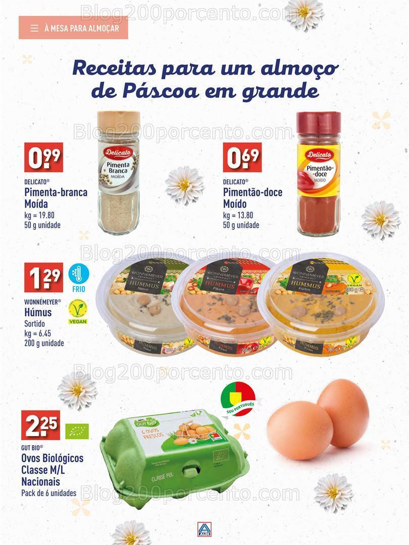 Antevisão Folheto ALDI Especial Páscoa 2024