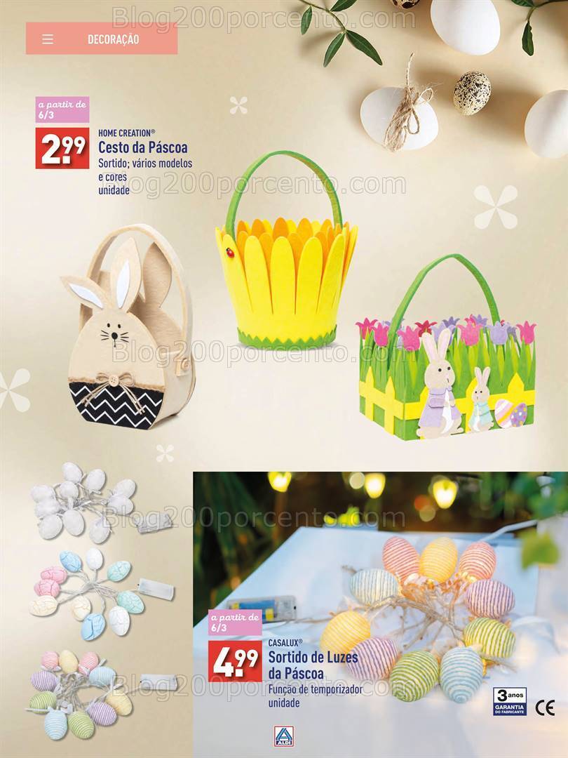 Antevisão Folheto ALDI Especial Páscoa 2024