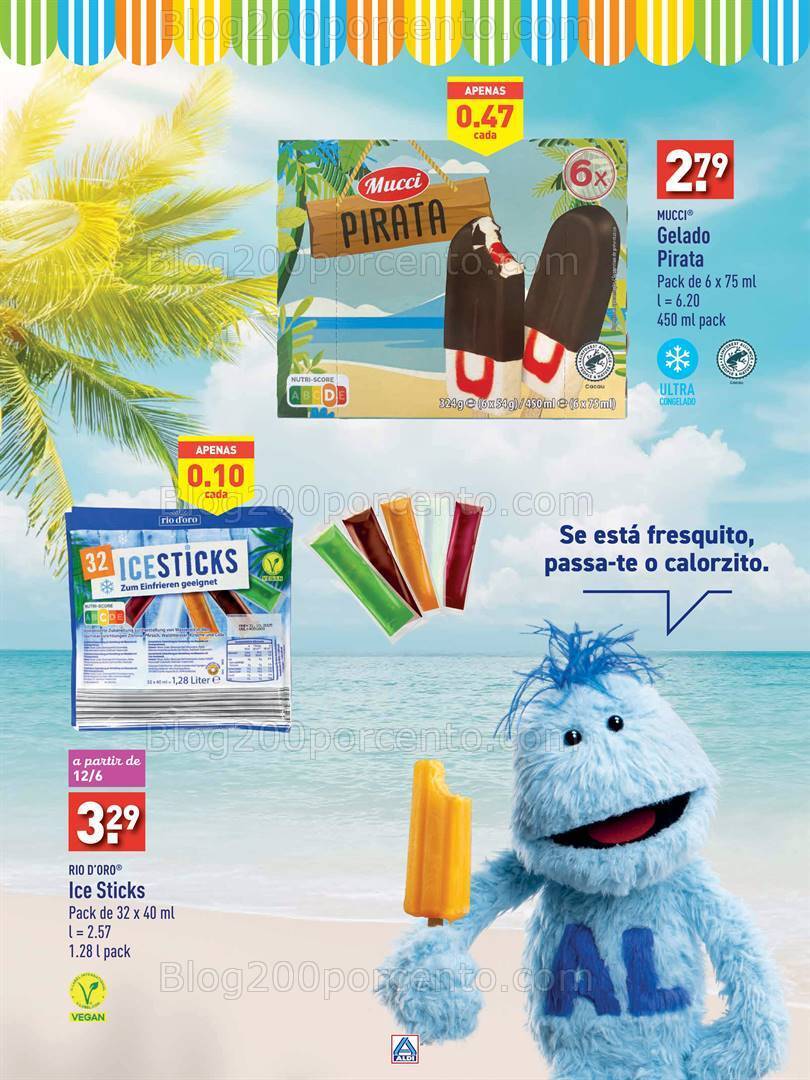 Antevisão Folheto ALDI Especial Verão Promoções de a partir de 7 junho