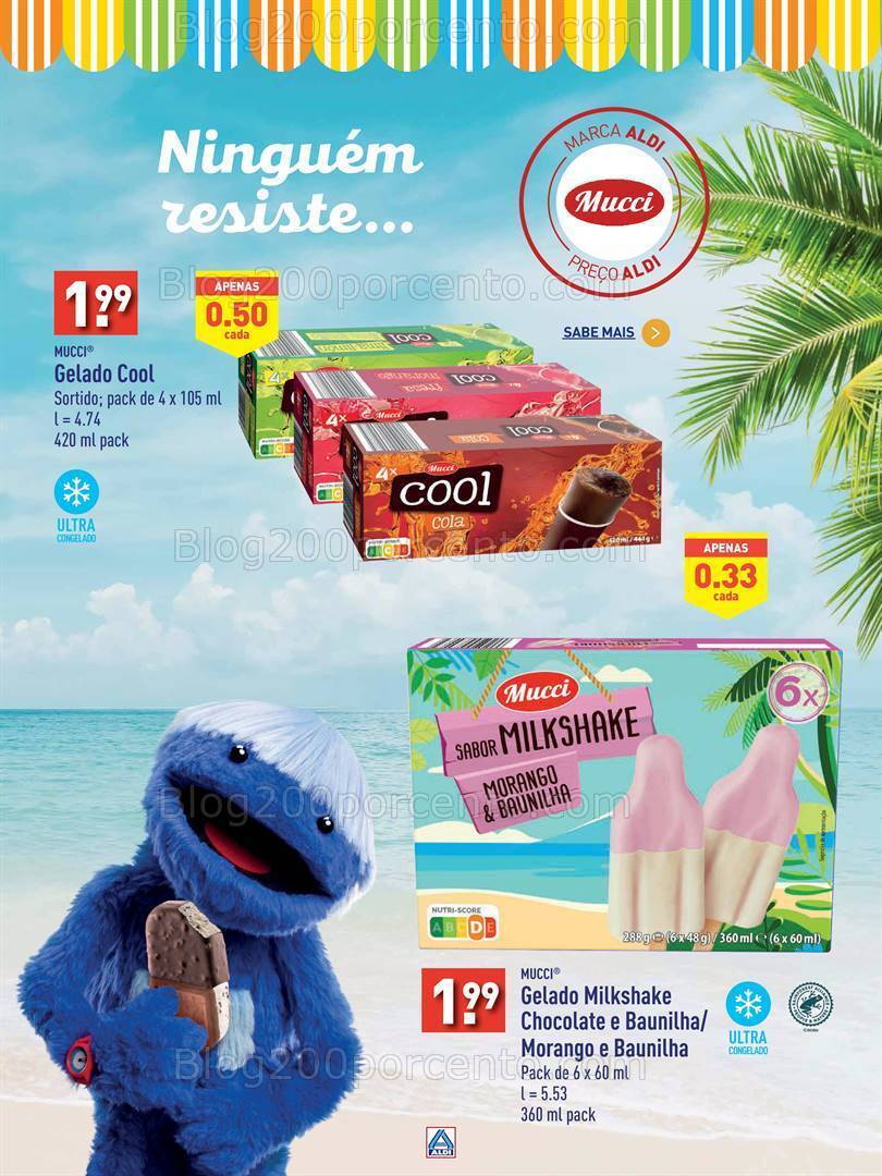 Antevisão Folheto ALDI Especial Verão Promoções de a partir de 7 junho