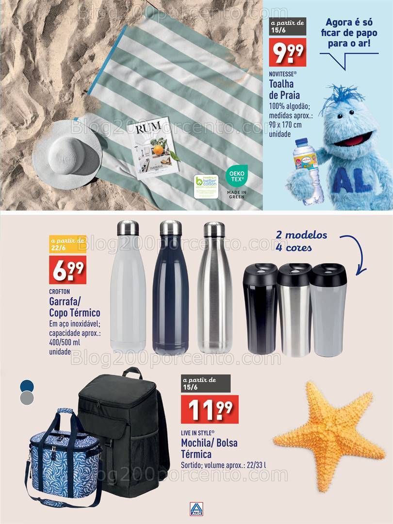 Antevisão Folheto ALDI Especial Verão Promoções de a partir de 7 junho