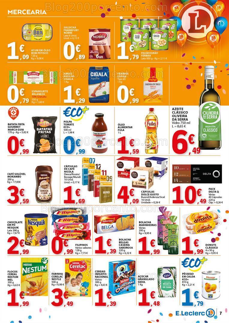 Antevisão Folheto E-LECLERC Aniversário Promoções de 9 a 26 maio
