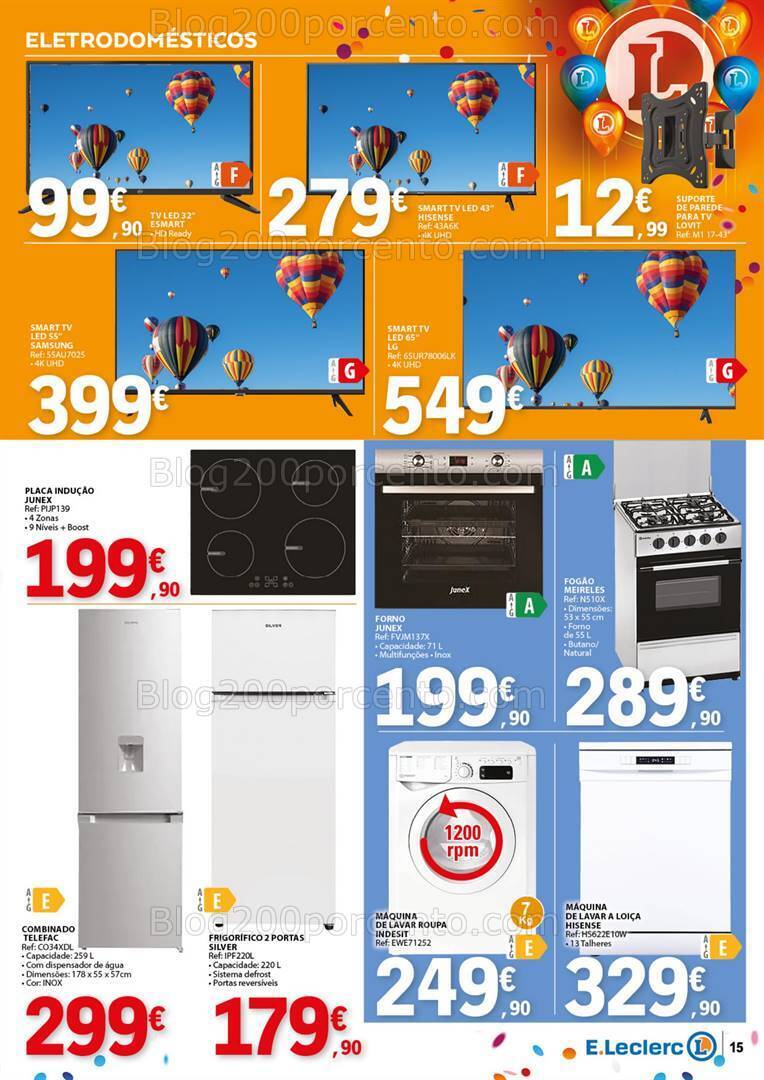 Antevisão Folheto E-LECLERC Aniversário Promoções de 9 a 26 maio