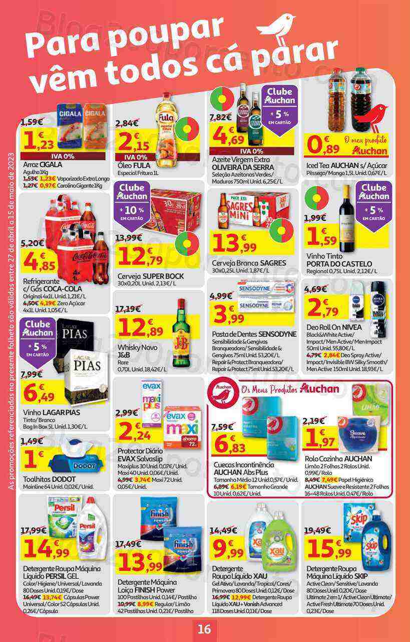 Antevisão Folheto AUCHAN Promoções de 27 abril a 15 maio