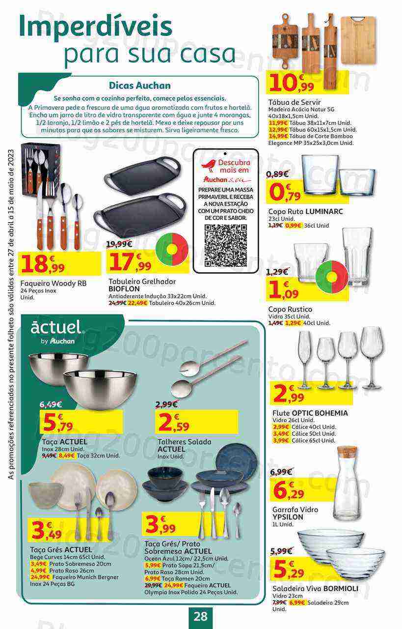 Antevisão Folheto AUCHAN Promoções de 27 abril a 15 maio