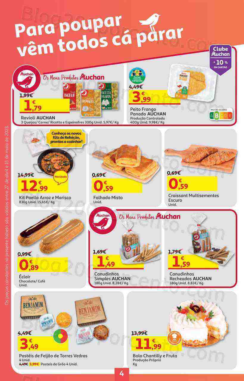 Antevisão Folheto AUCHAN Promoções de 27 abril a 15 maio