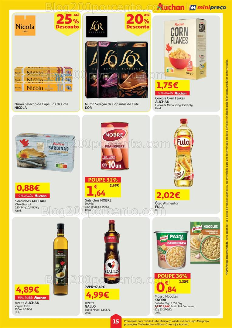 Antevisão Folheto MINIPREÇO - AUCHAN Promoções de 1 maio a 7 maio all