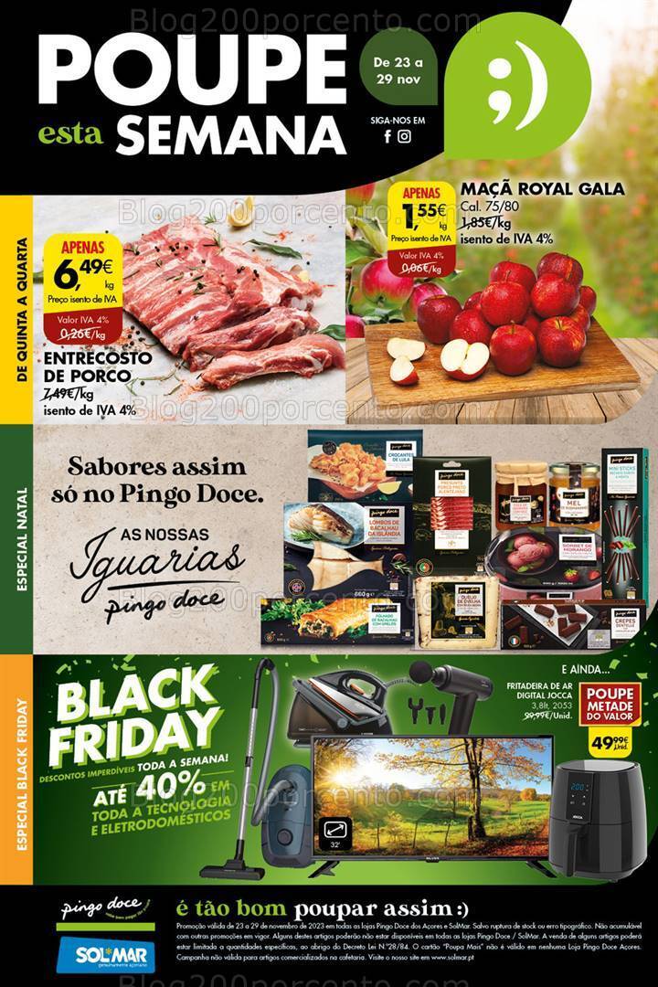 Antevisão Folheto PINGO DOCE Açores Promoções de 23 a 29 novembro