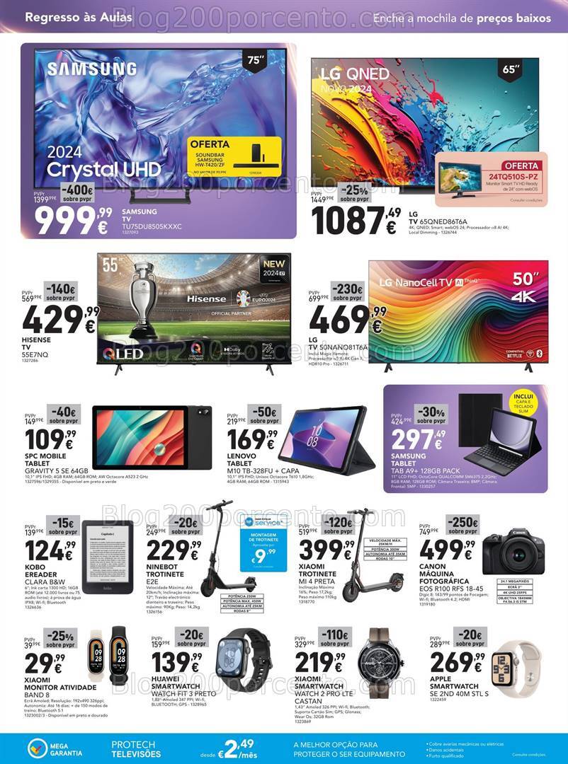 Antevisão Folheto RADIO POPULAR Regresso às Aulas Promoções de 27 agosto a 11 setembro