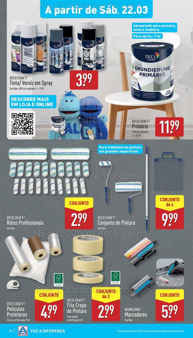 Antevisão Folheto ALDI Promoções de 19 a 25 março