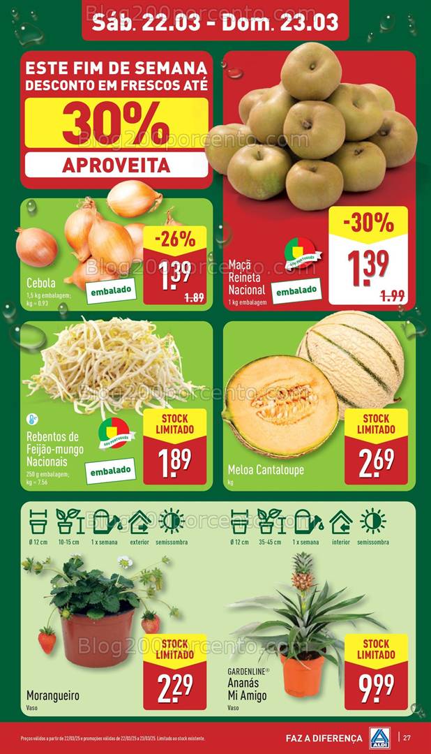 Antevisão Folheto ALDI Promoções de 19 a 25 março