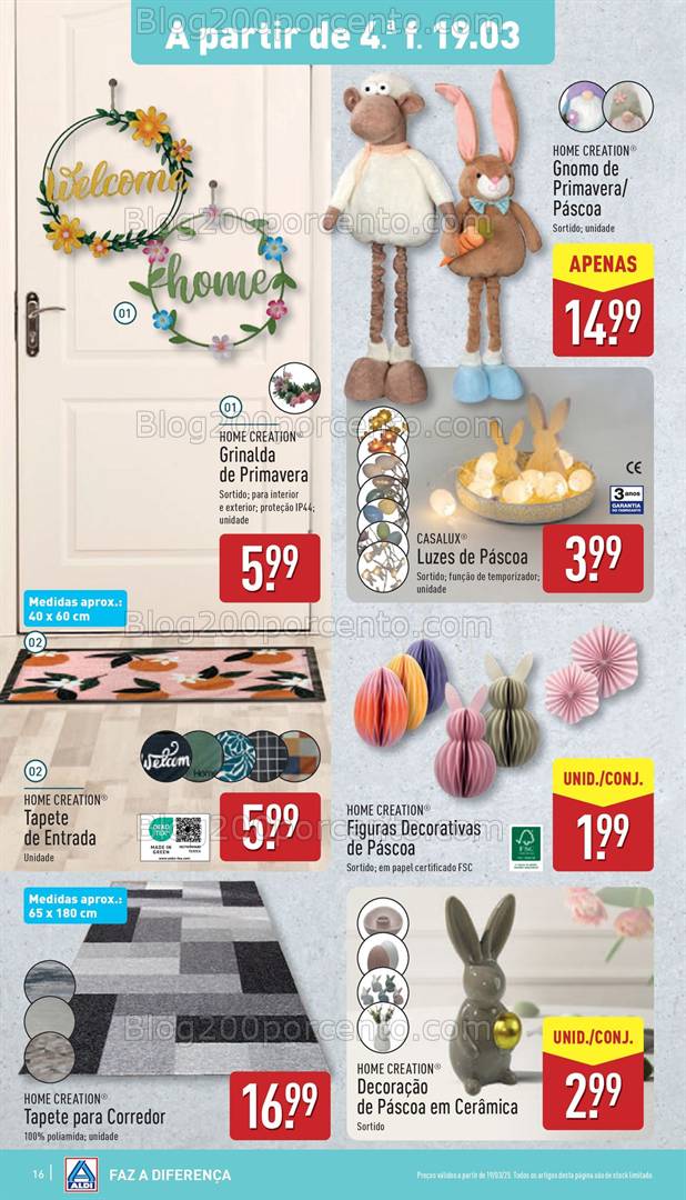 Antevisão Folheto ALDI Promoções de 19 a 25 março