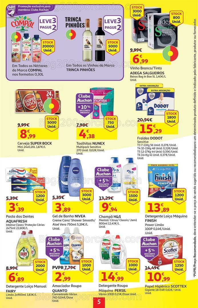 Antevisão Folheto AUCHAN Agora ou Nunca Promoções de 16 maio a 2 junho