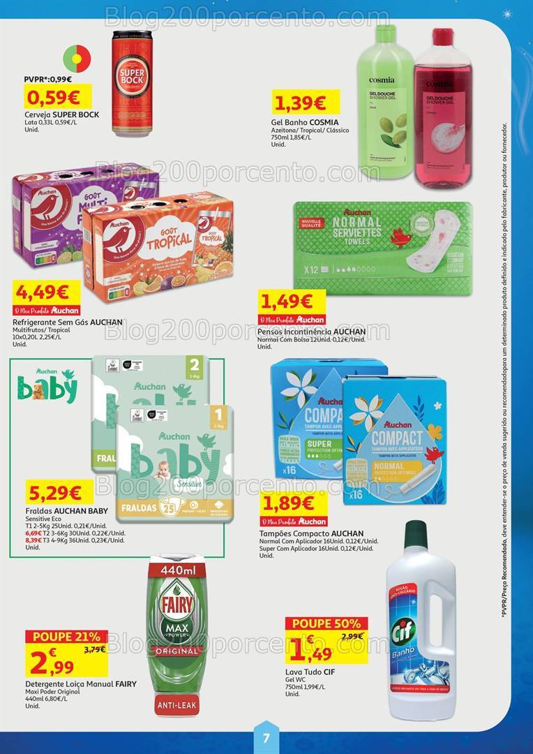 Antevisão Folheto AUCHAN Preços Congelados Promoções de 1 a 30 setembro