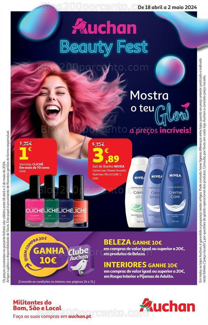 Antevisão Folheto AUCHAN Promoções de 18 abril a 2 maio