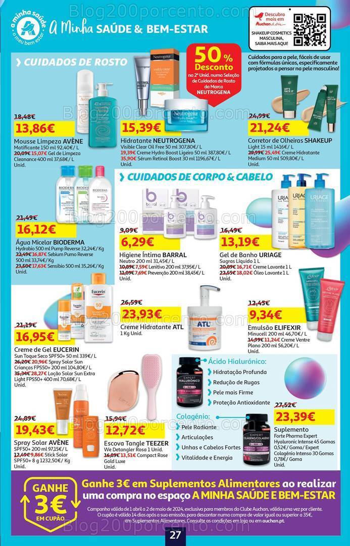 Antevisão Folheto AUCHAN Promoções de 18 abril a 2 maio