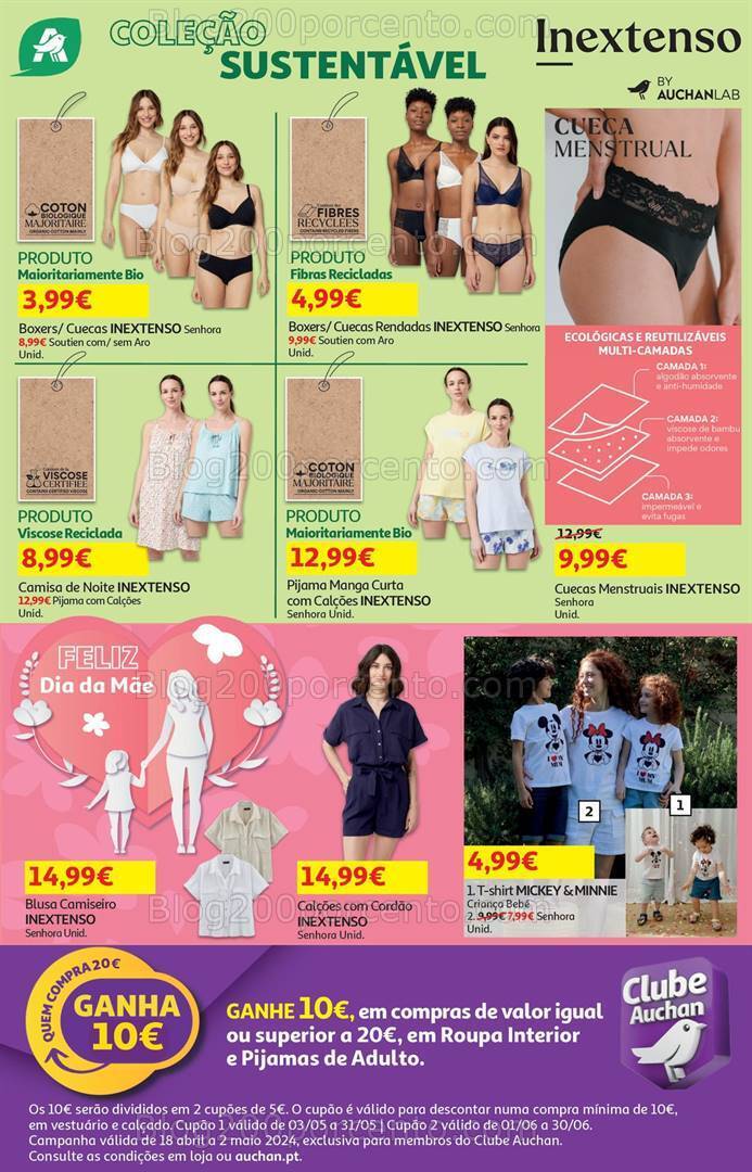 Antevisão Folheto AUCHAN Promoções de 18 abril a 2 maio