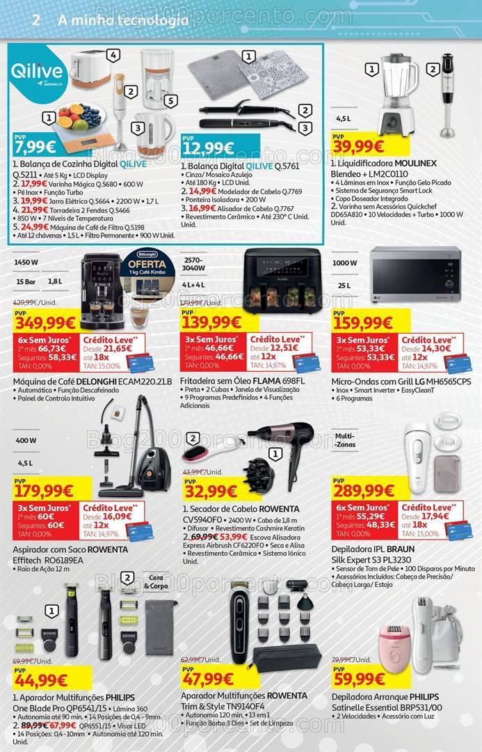 Antevisão Folheto AUCHAN Tecnologia Promoções de 18 abril a 2 maio