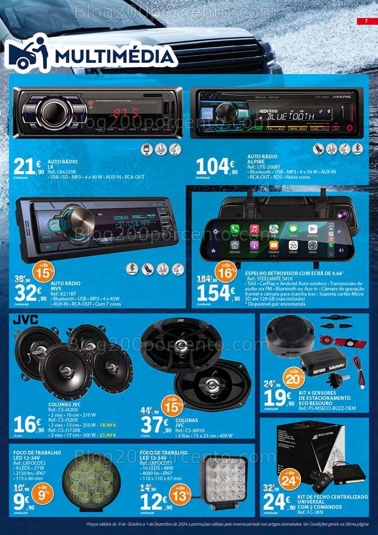 Antevisão Folheto E-LECLERC Auto Promoções de 9 outubro a 1 dezembro