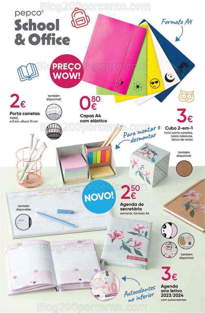 Antevisão Folheto PEPCO Regresso às Aulas Promoções até 31 agosto