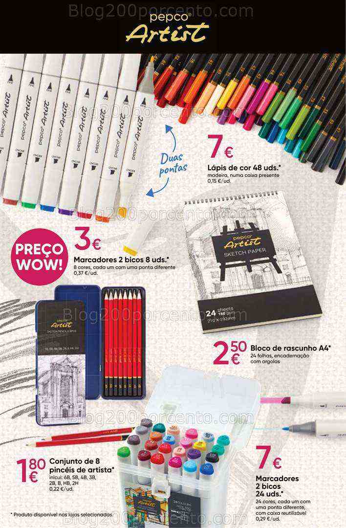 Antevisão Folheto PEPCO Regresso às Aulas Promoções até 31 agosto