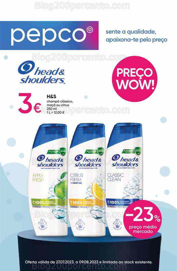 Antevisão Folheto PEPCO Alimentação e Drogaria Promoções de 27 julho a 9 agosto