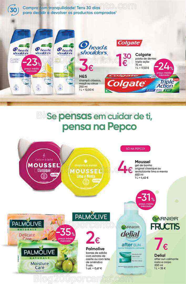 Antevisão Folheto PEPCO Alimentação e Drogaria Promoções de 27 julho a 9 agosto