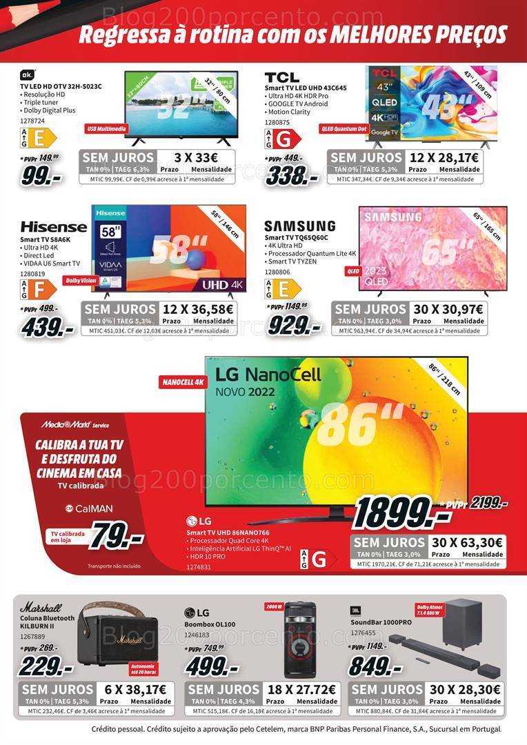 Antevisão Folheto MEDIA MARKT Black to School Promoções de 17 a 25 agosto