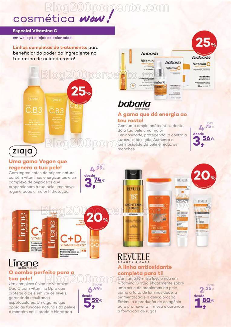 Antevisão Folheto WELLS Beauty Fest Promoções até 24 março