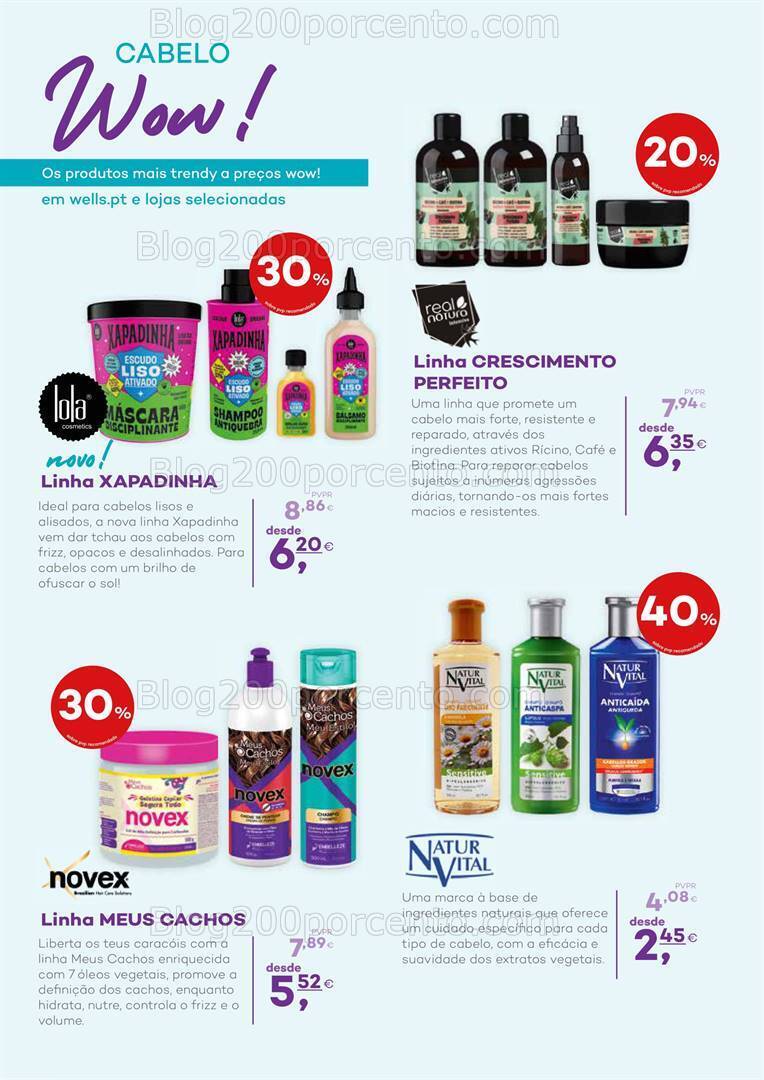 Antevisão Folheto WELLS Beauty Fest Promoções até 24 março