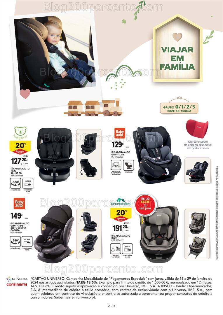Antevisão Folheto CONTINENTE Açores Bebé Promoções de 16 a 29 janeiro